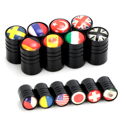 National Flag Valve Caps